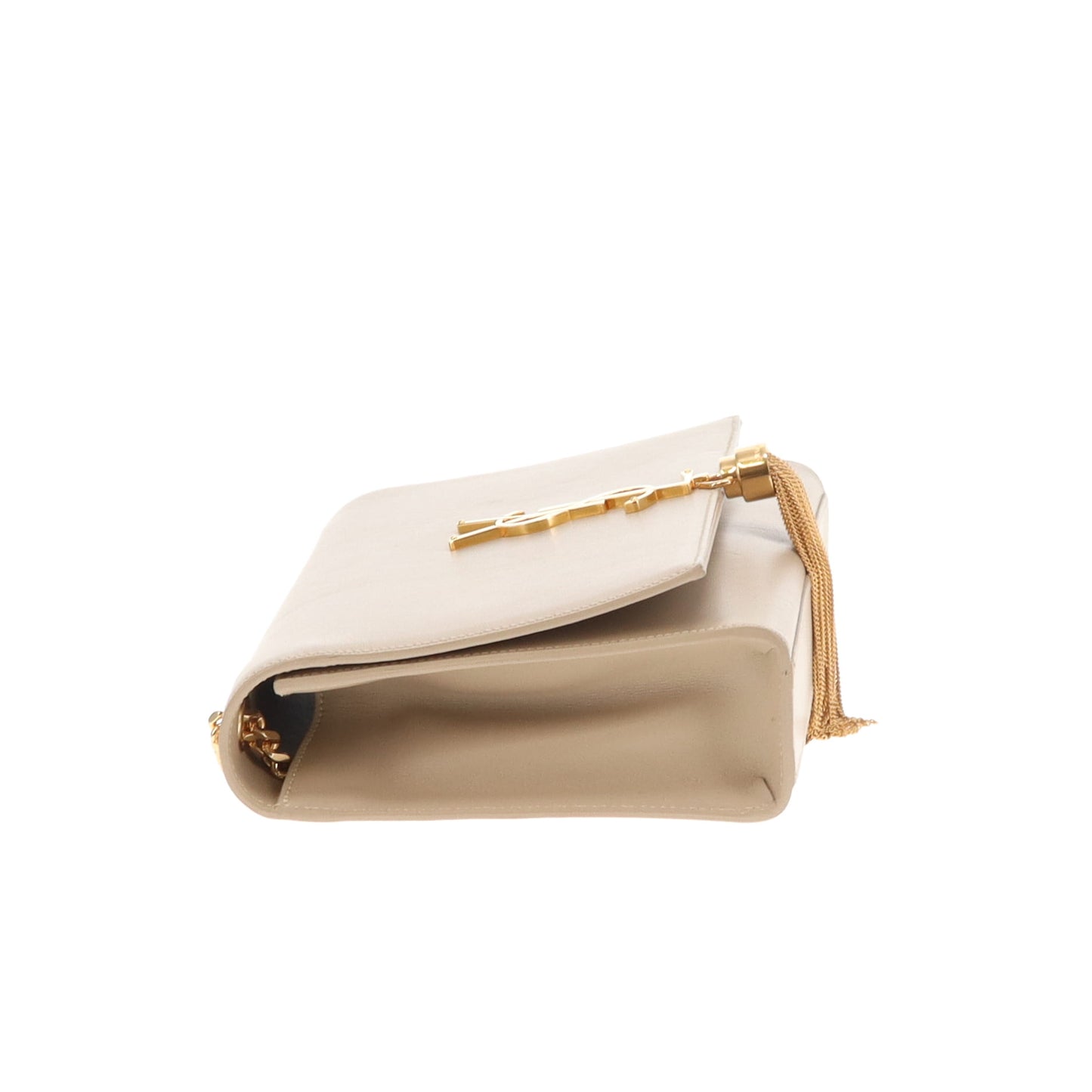 Saint Laurent Kate Tassel Medium Beige Smooth GHW 2015