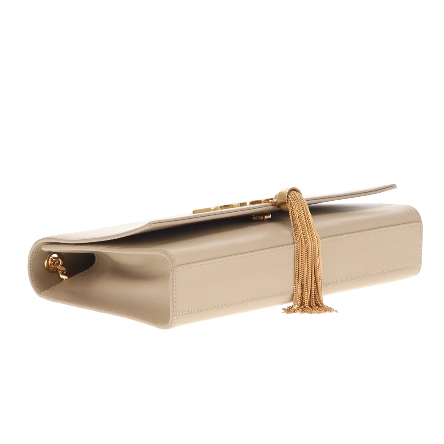 Saint Laurent Kate Tassel Medium Beige Smooth GHW 2015