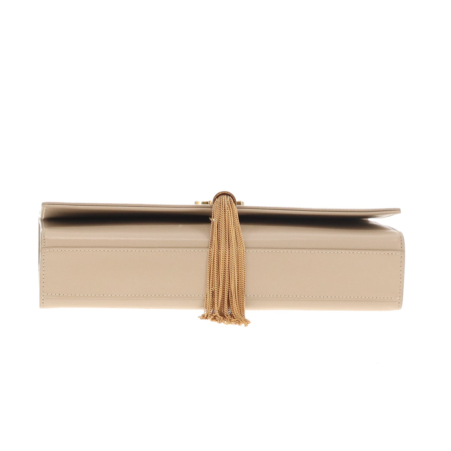 Saint Laurent Kate Tassel Medium Beige Smooth GHW 2015