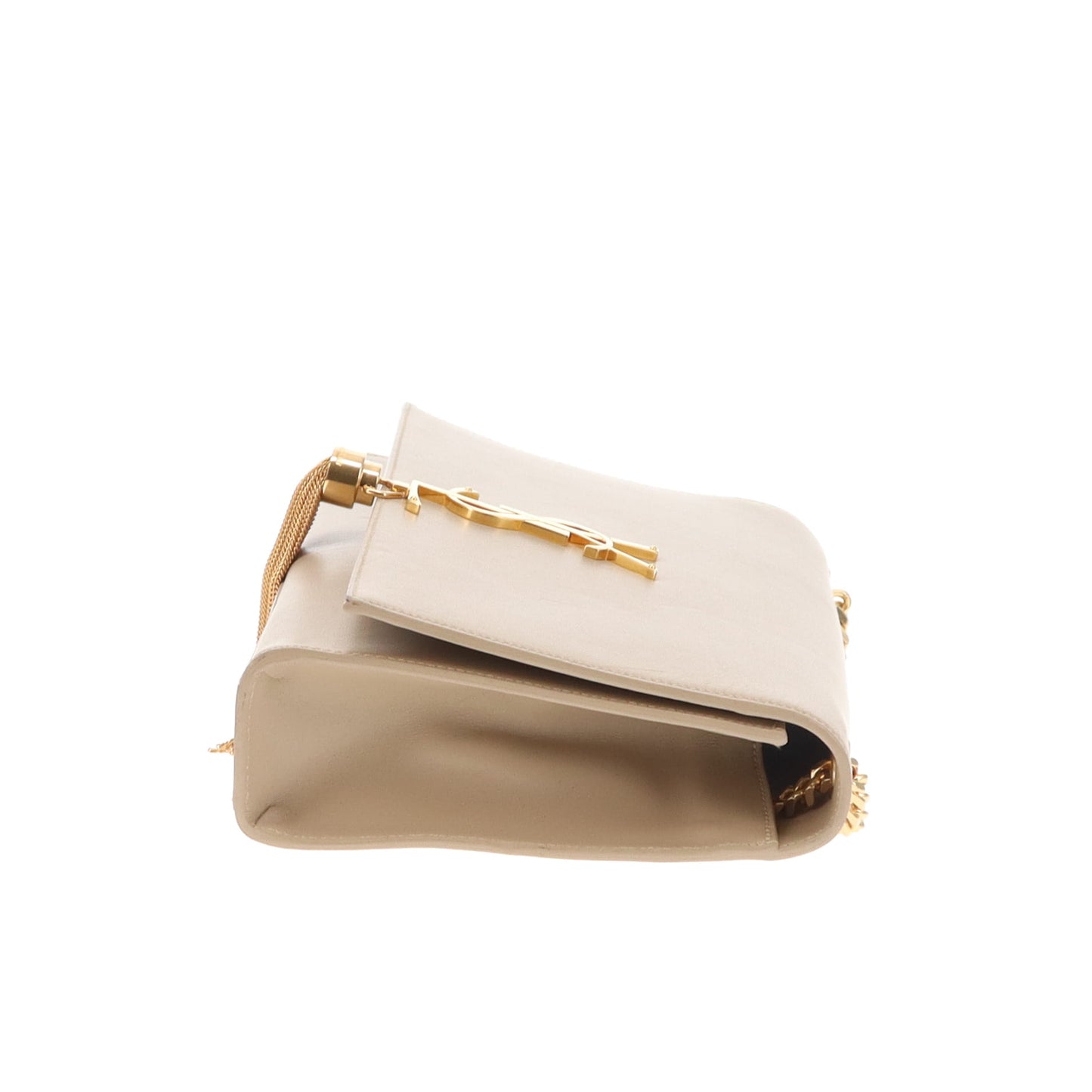 Saint Laurent Kate Tassel Medium Beige Smooth GHW 2015