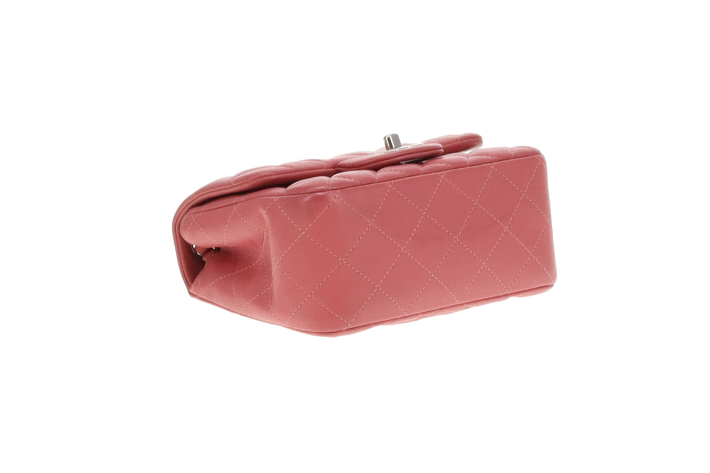 Chanel Mini Square Flap Pink Lambskin SHW 2019