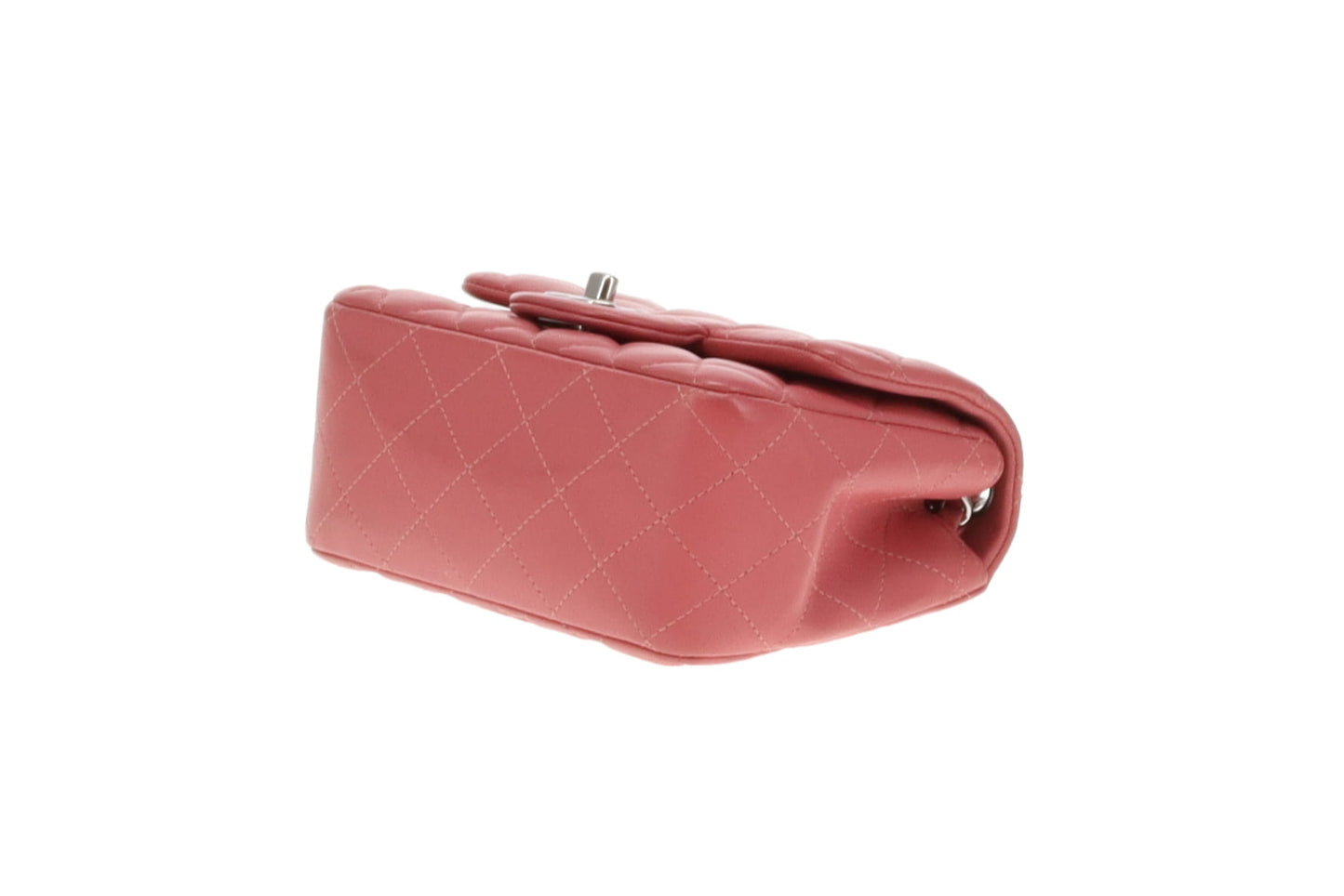 Chanel Mini Square Flap Pink Lambskin SHW 2019