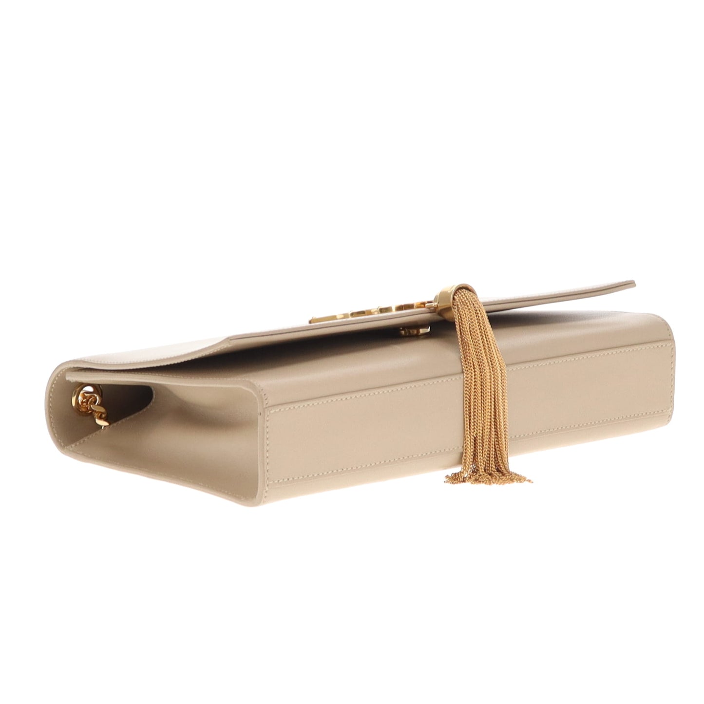 Saint Laurent Kate Tassel Medium Beige Smooth GHW 2015