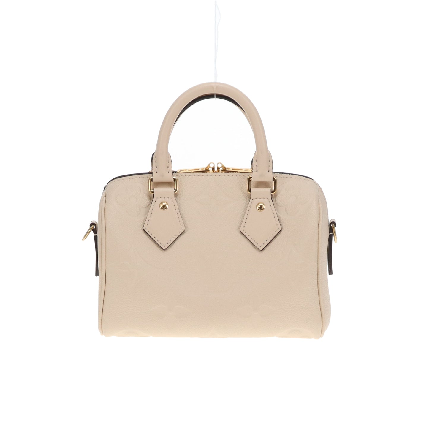 Louis Vuitton Speedy Bandouliere 20 Empreinte Crème