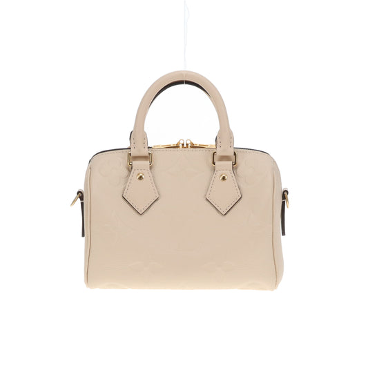Louis Vuitton Speedy Bandouliere 20 Empreinte Crème