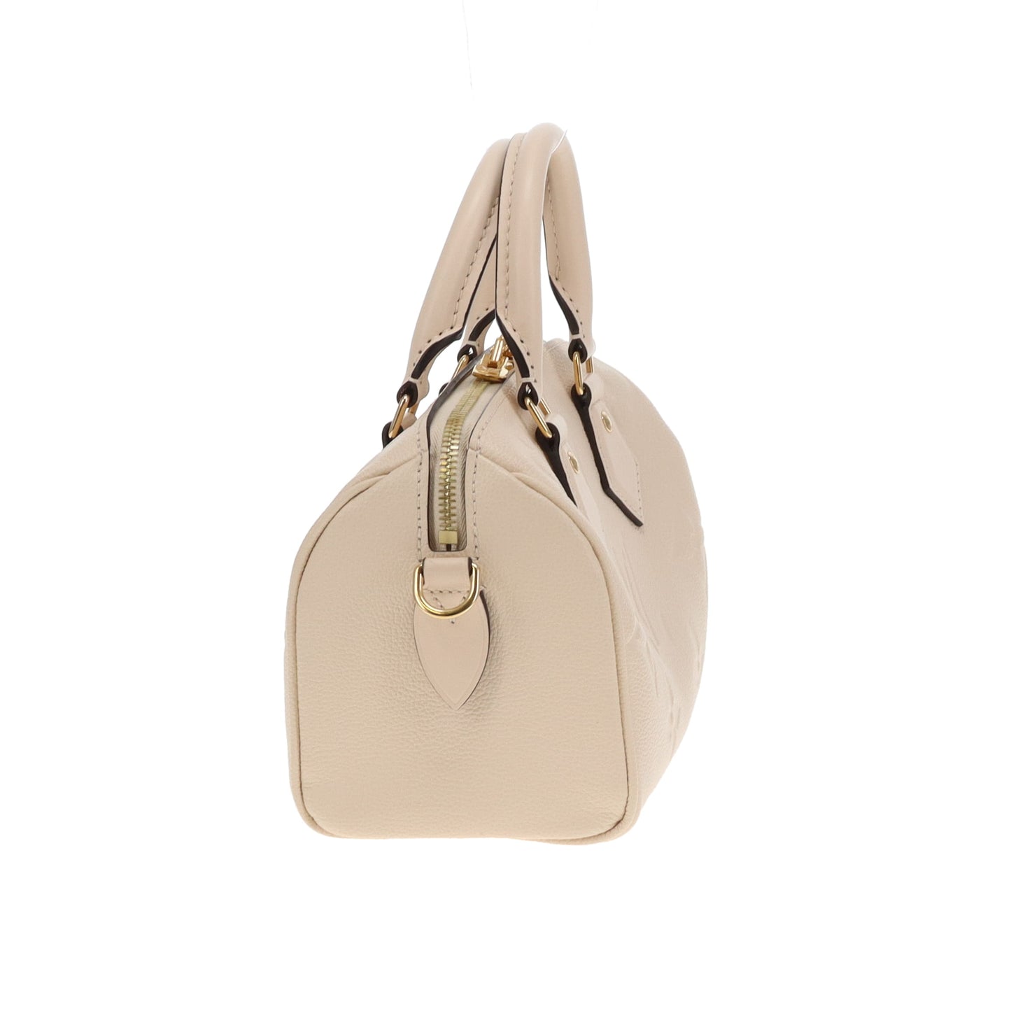 Louis Vuitton Speedy Bandouliere 20 Empreinte Crème