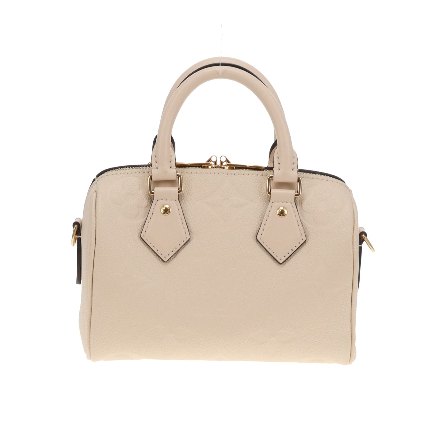 Louis Vuitton Speedy Bandouliere 20 Empreinte Crème