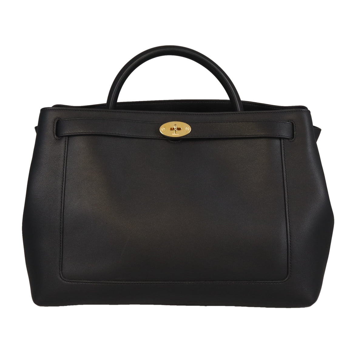 Mulberry Belted Bayswater Black Silky Calf GHW