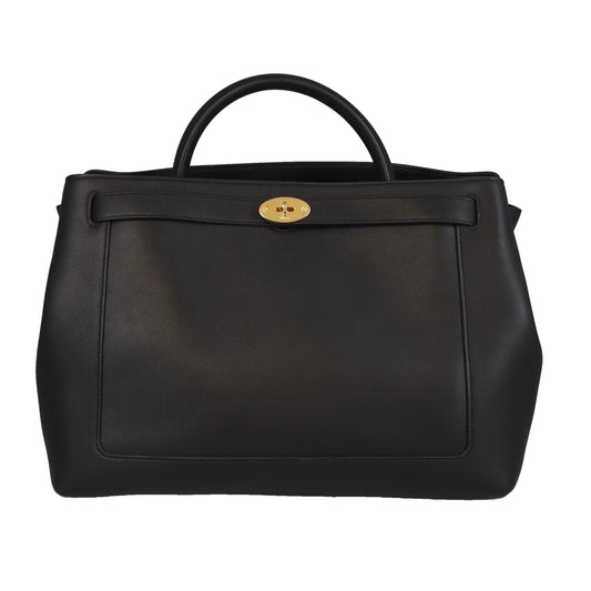 Mulberry Belted Bayswater Black Silky Calf GHW
