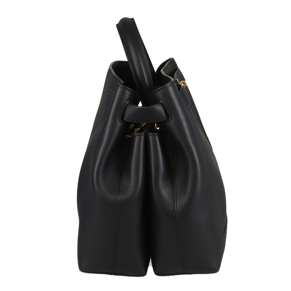 Mulberry Belted Bayswater Black Silky Calf GHW