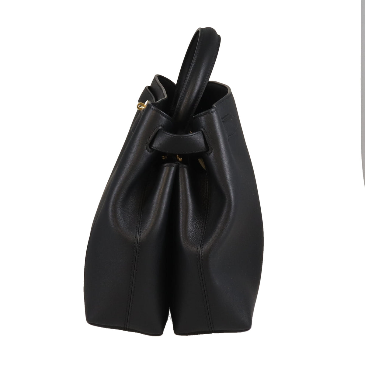 Mulberry Belted Bayswater Black Silky Calf GHW