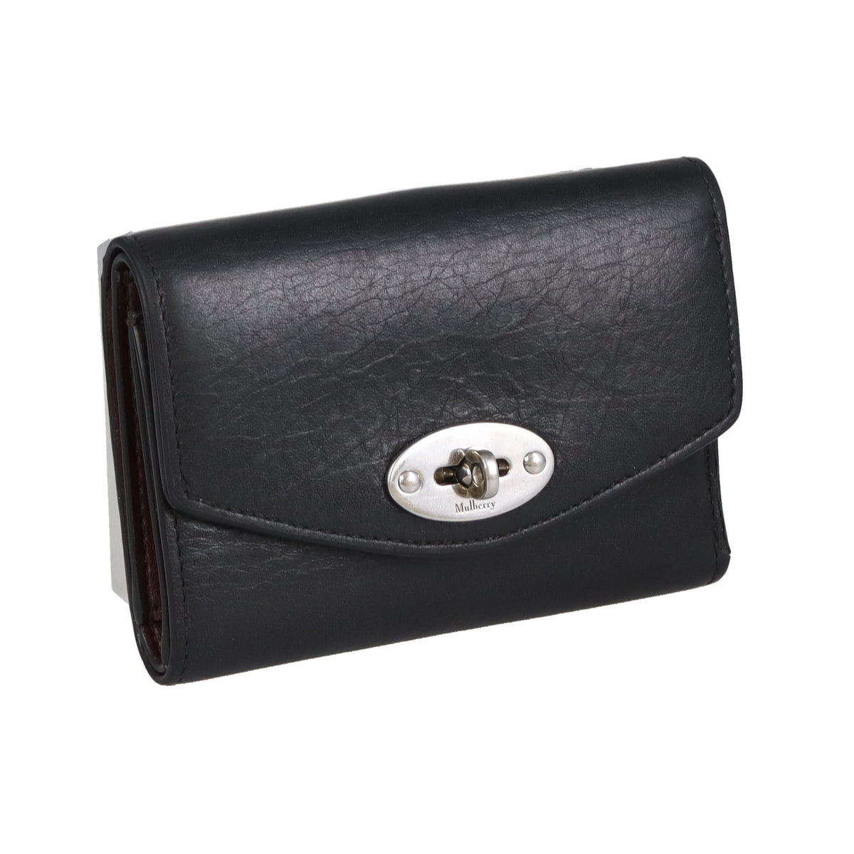 Mulberry Darley Wallet Small Black SHW