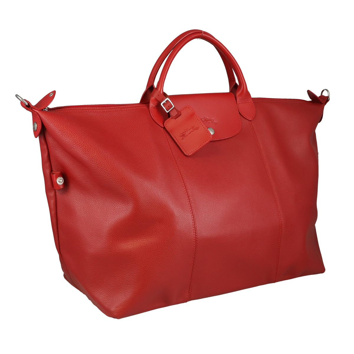 Longchamp Le Foulonné L Red Leather