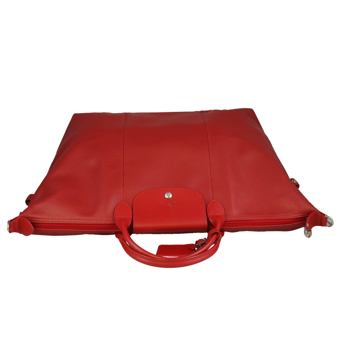 Longchamp Le Foulonné L Red Leather