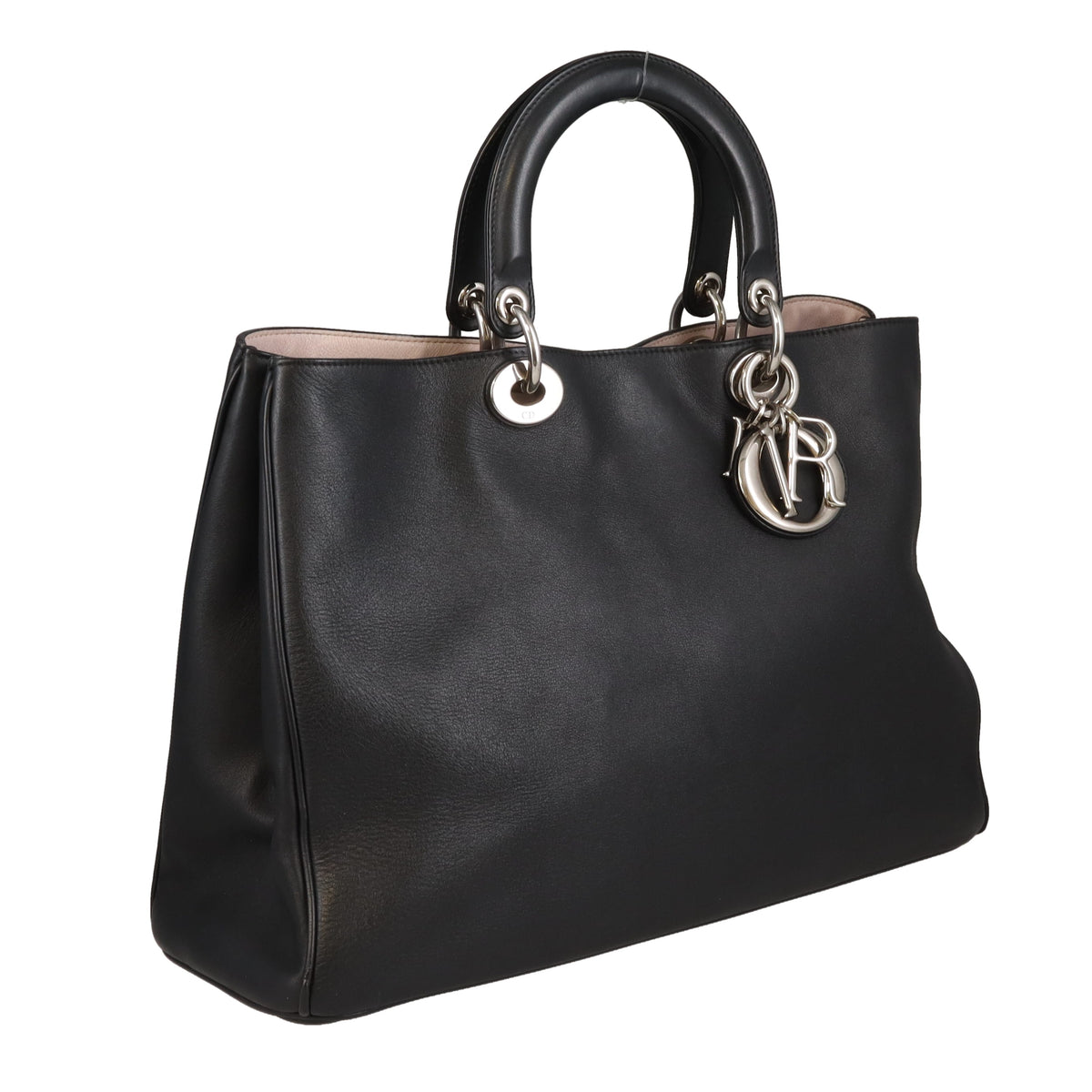 Dior Diorissimo Tote Bag Black Leather 2012