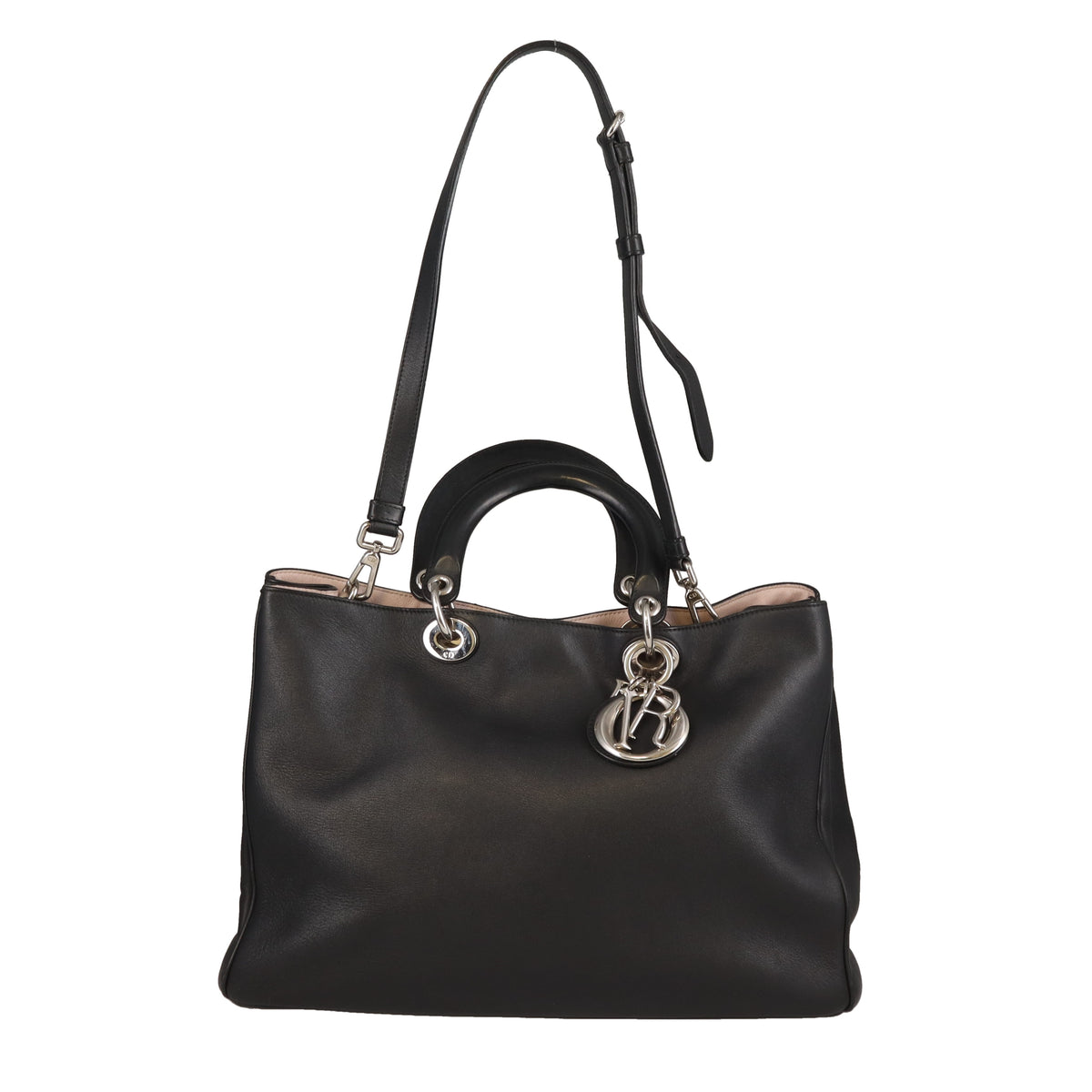 Dior Diorissimo Tote Bag Black Leather 2012