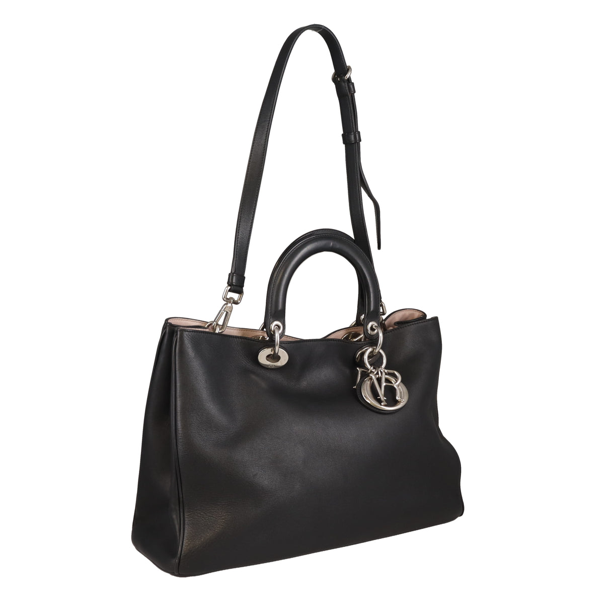 Dior Diorissimo Tote Bag Black Leather 2012
