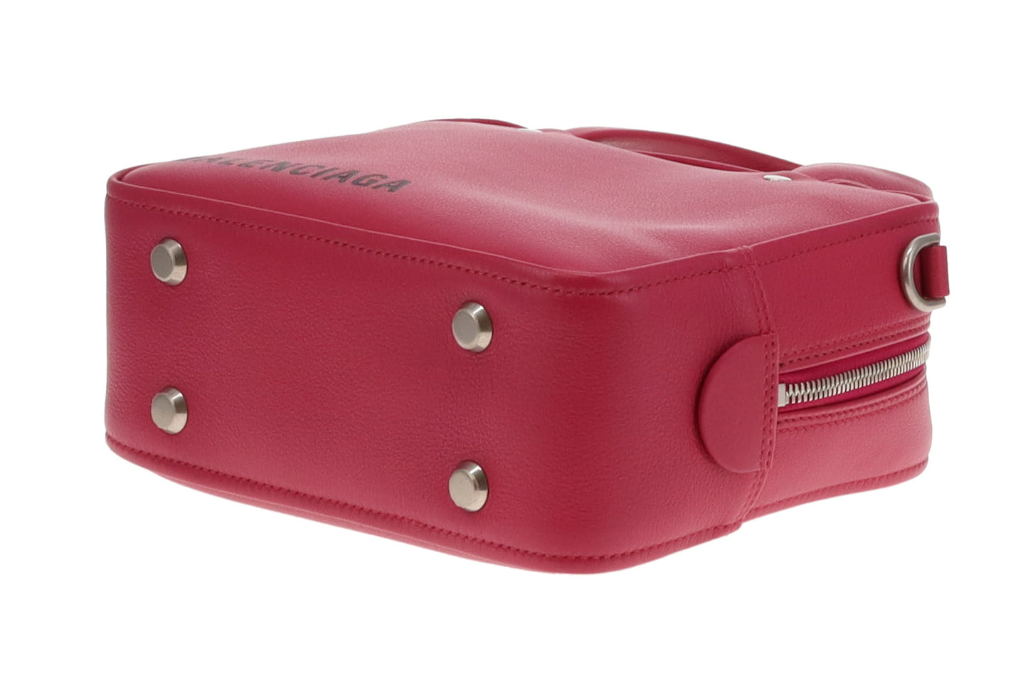 Balenciaga Pink Triangle Square Bag XS
