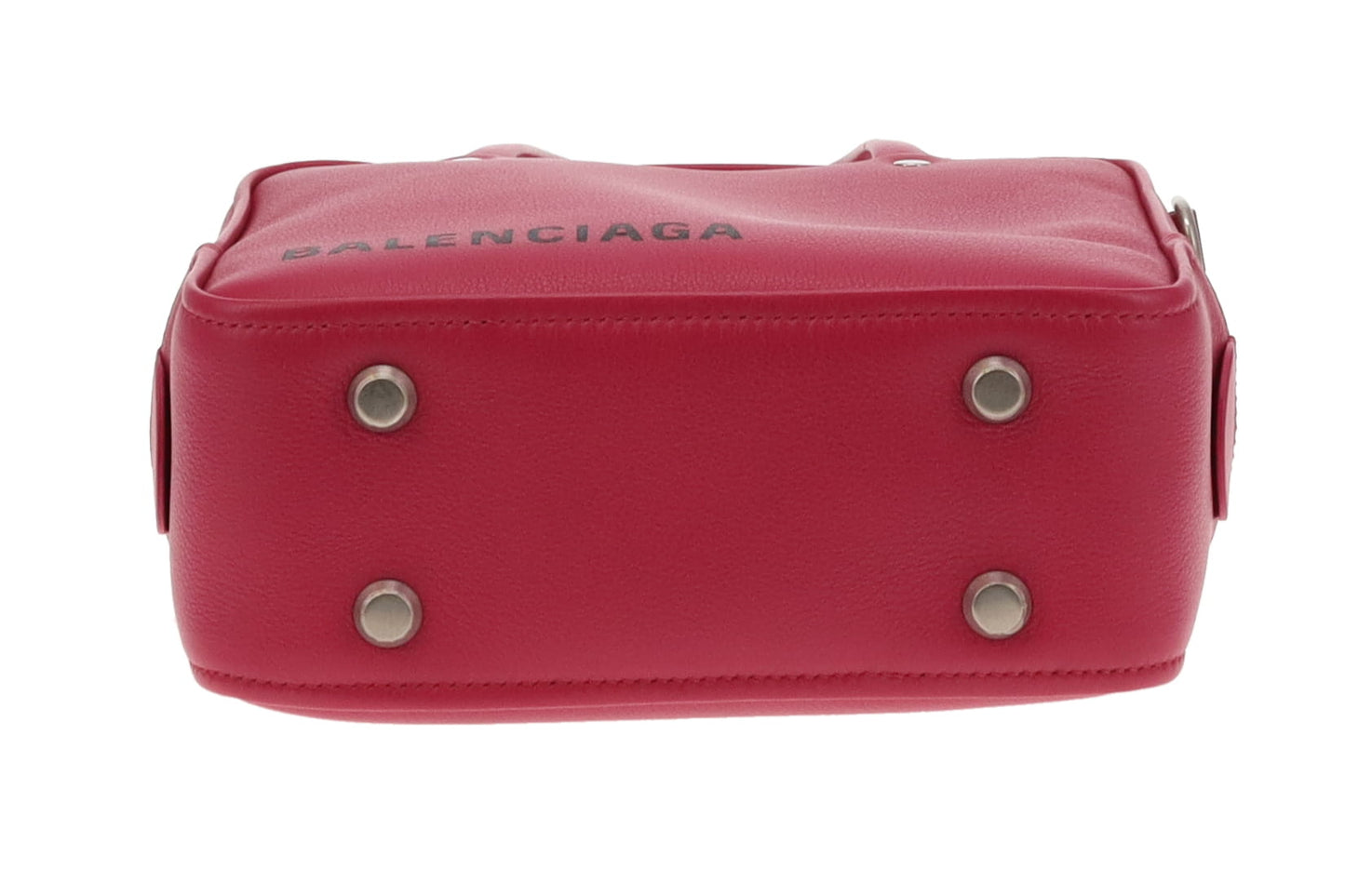 Balenciaga Pink Triangle Square Bag XS