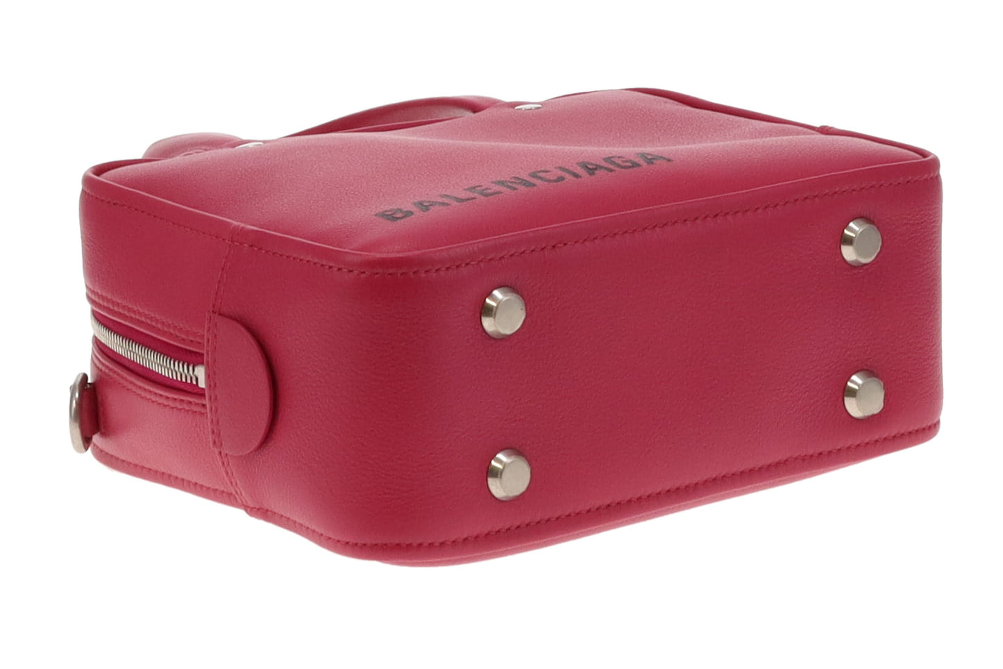 Balenciaga Pink Triangle Square Bag XS