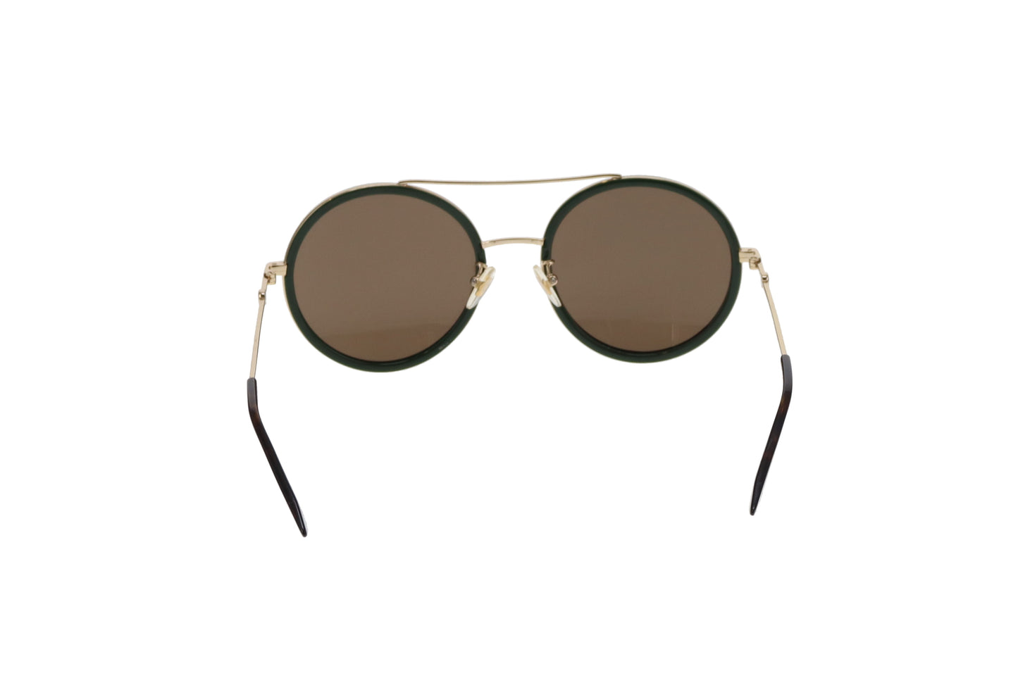 Gucci Round Lens Web Detail Bee Sunglasses