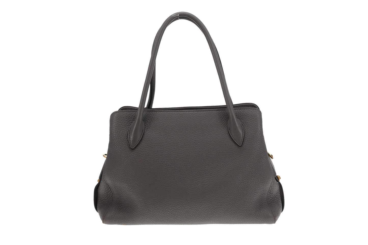 Prada Marmo Grey Tote Bag in Calf Leather (No Shoulder Strap)