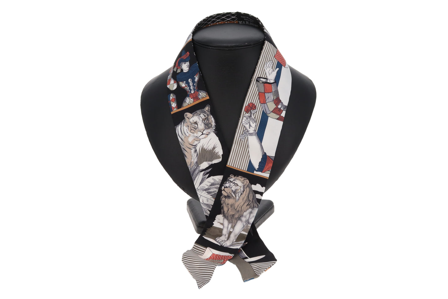 Hermes Silk Twilly Circus Jungle Theme