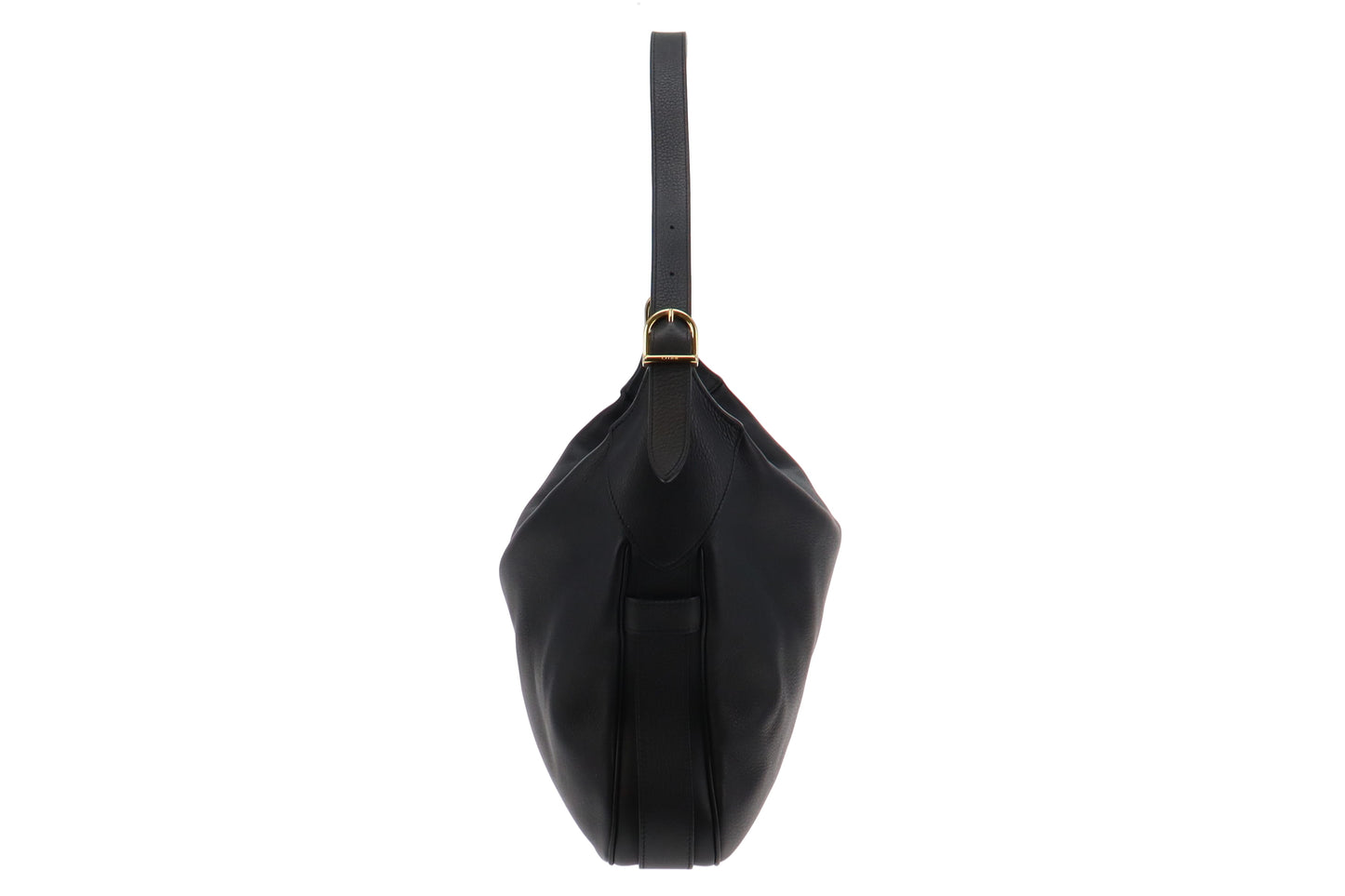 Celine Black Supple Calfskin Large Romy Shoulder Bag