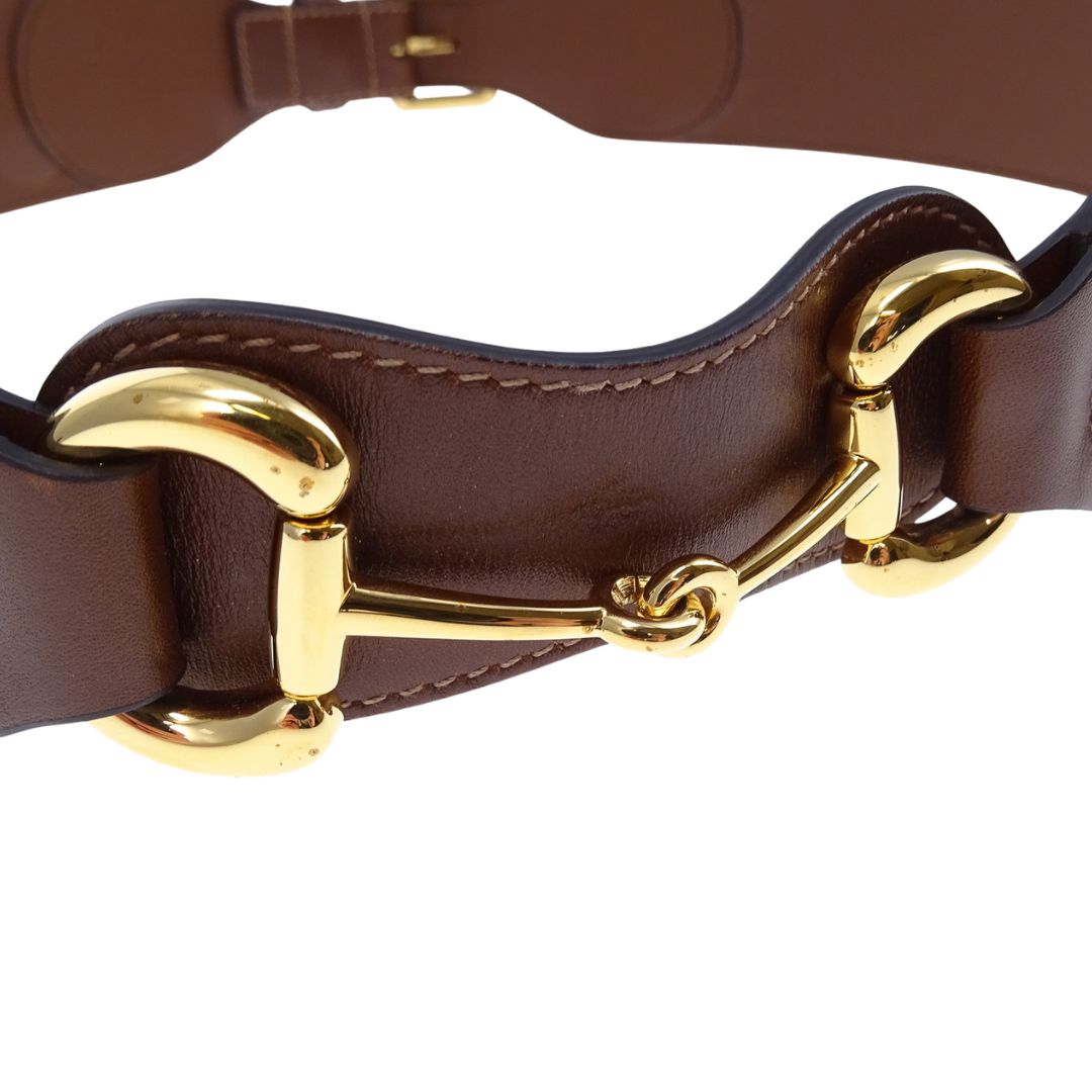Gucci Horsebit Snaffle Belt GG Supreme 85cm