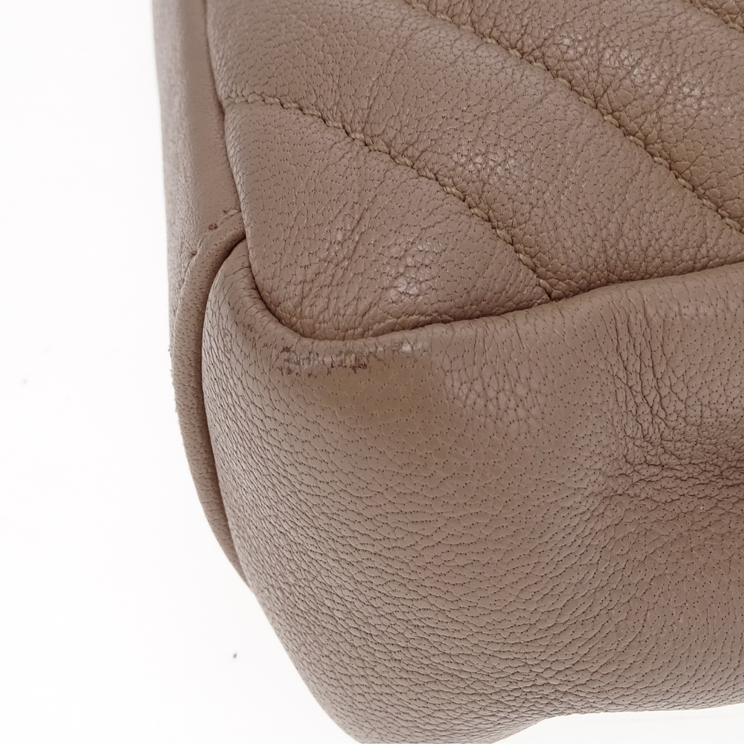 Saint Laurent College Bag Medium Dark Beige GHW 2023
