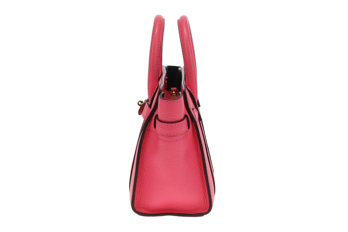 Mulberry Micro Bayswater Fluro Pink Grain Leather
