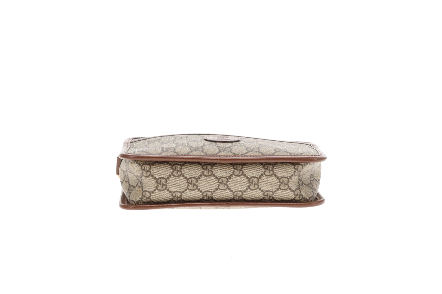 Gucci Interlocking G Mini Bag GG Supreme and Brown Leather