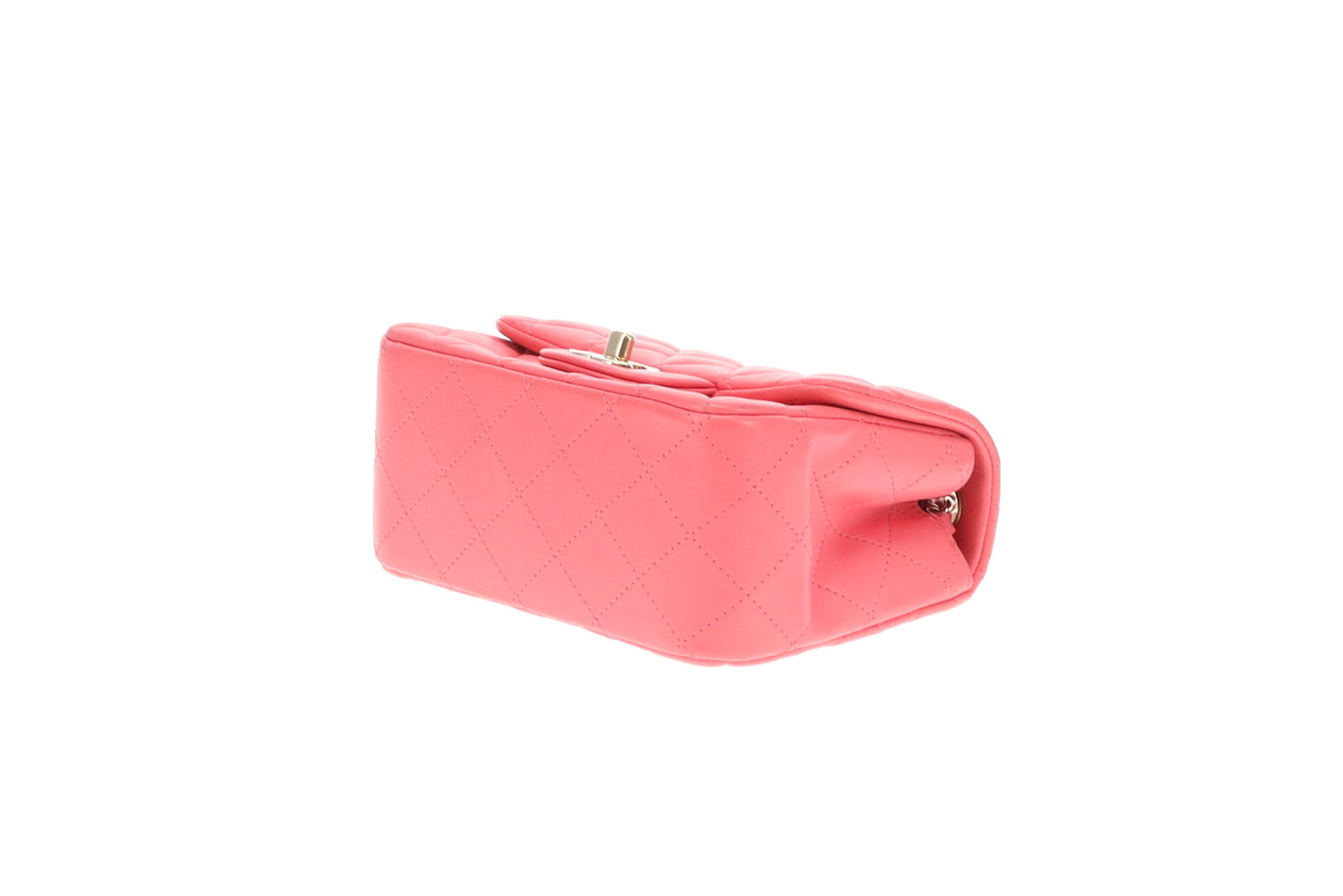 Chanel  Classic Mini Square Flap Pink Lambskin GHW 2020