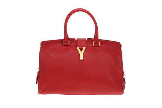 Saint Laurent Y Cabas Rouge