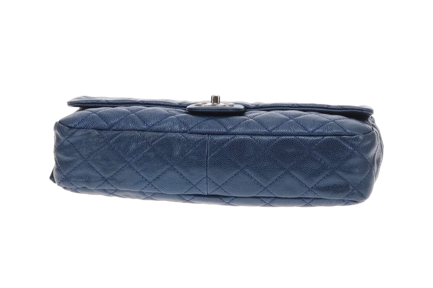 Chanel Easy Flap Metallic Blue Caviar 2012