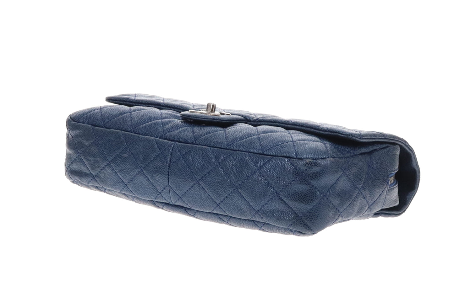 Chanel Easy Flap Metallic Blue Caviar 2012