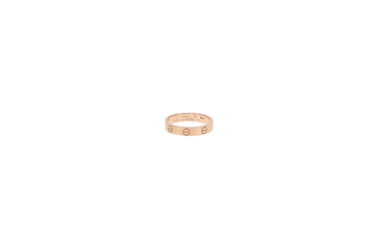 Cartier Love Ring Small Model 18k Rose Gold size 54