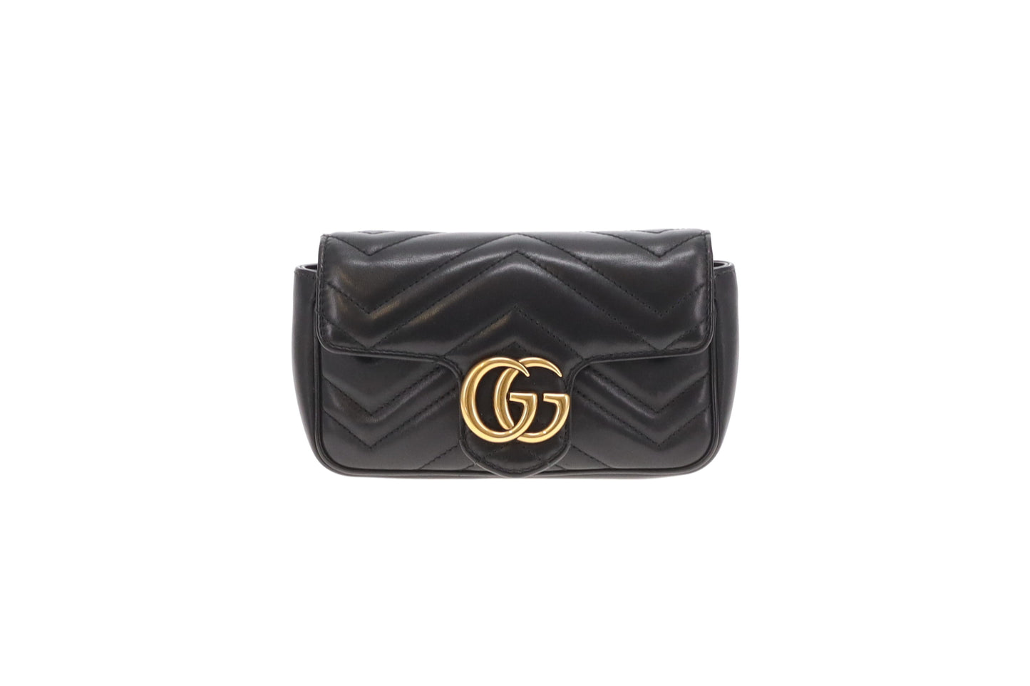 Gucci Marmont Super Mini Black GHW