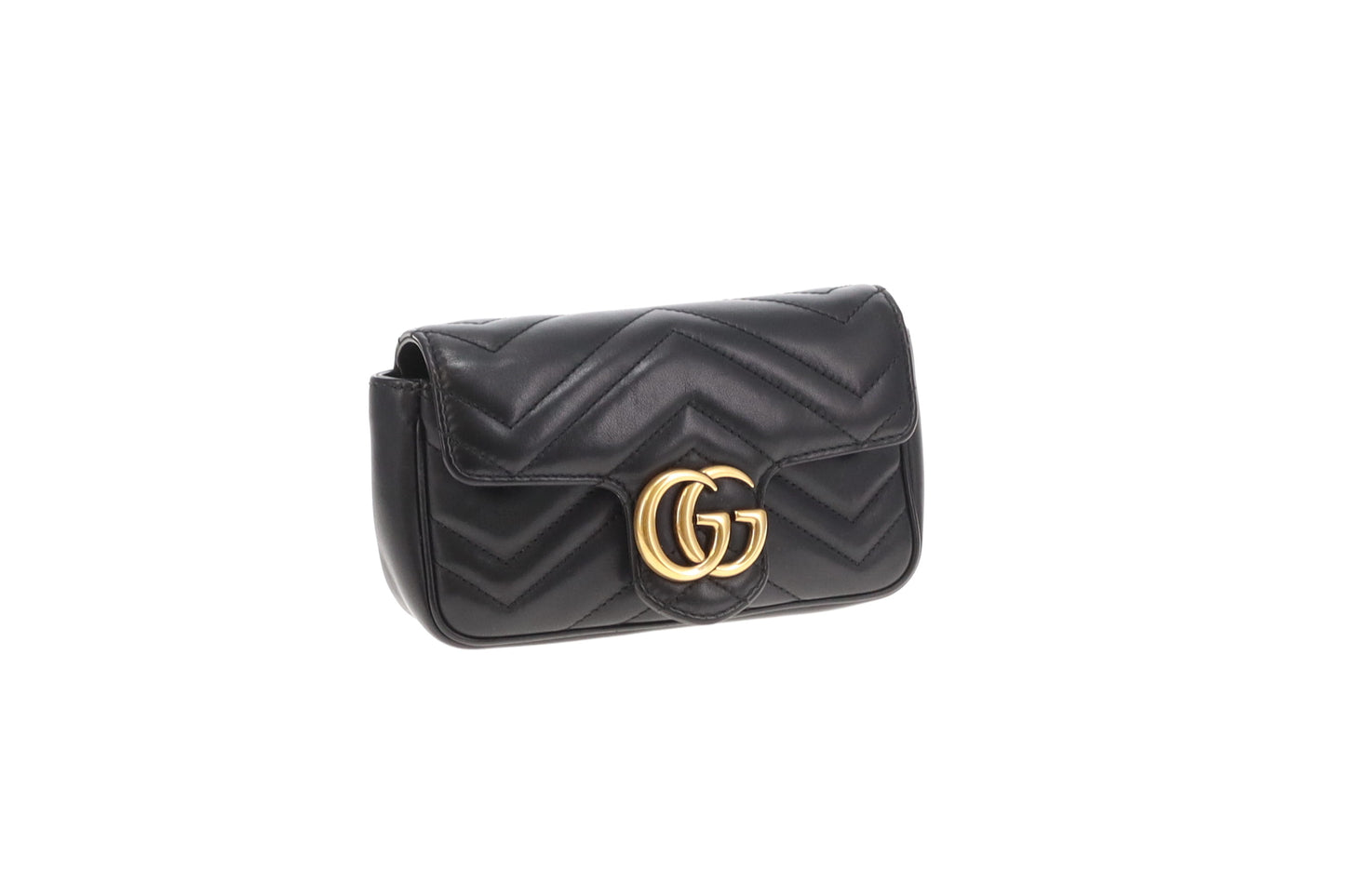 Gucci Marmont Super Mini Black GHW