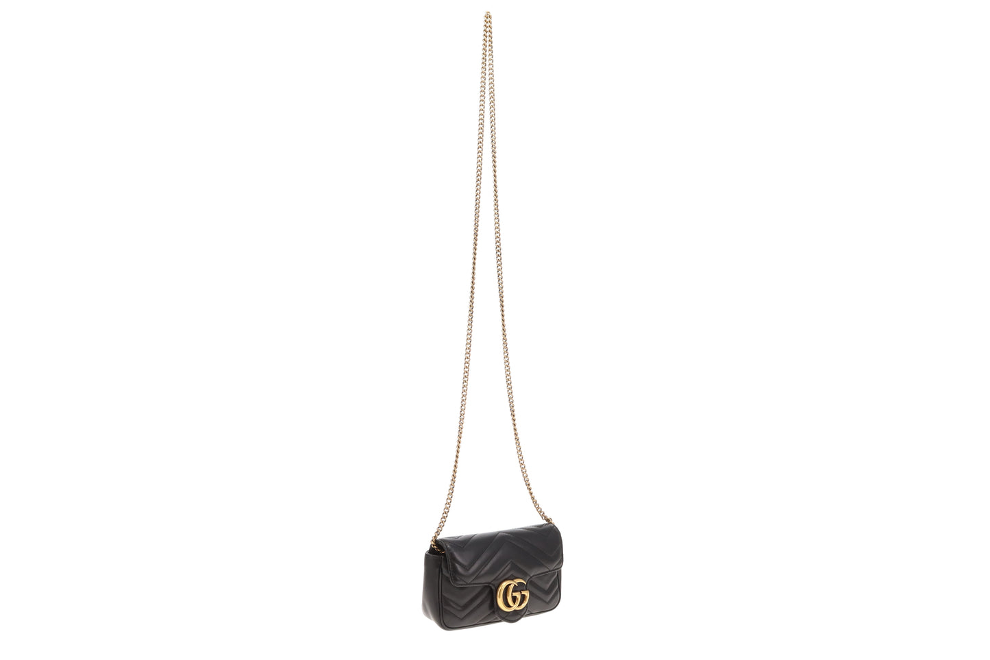 Gucci Marmont Super Mini Black GHW