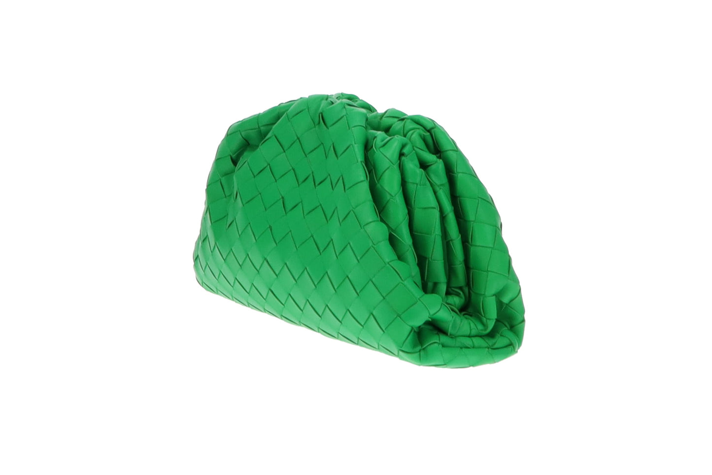 Bottega Veneta Parakeet Green Intrecciato Teen Pouch