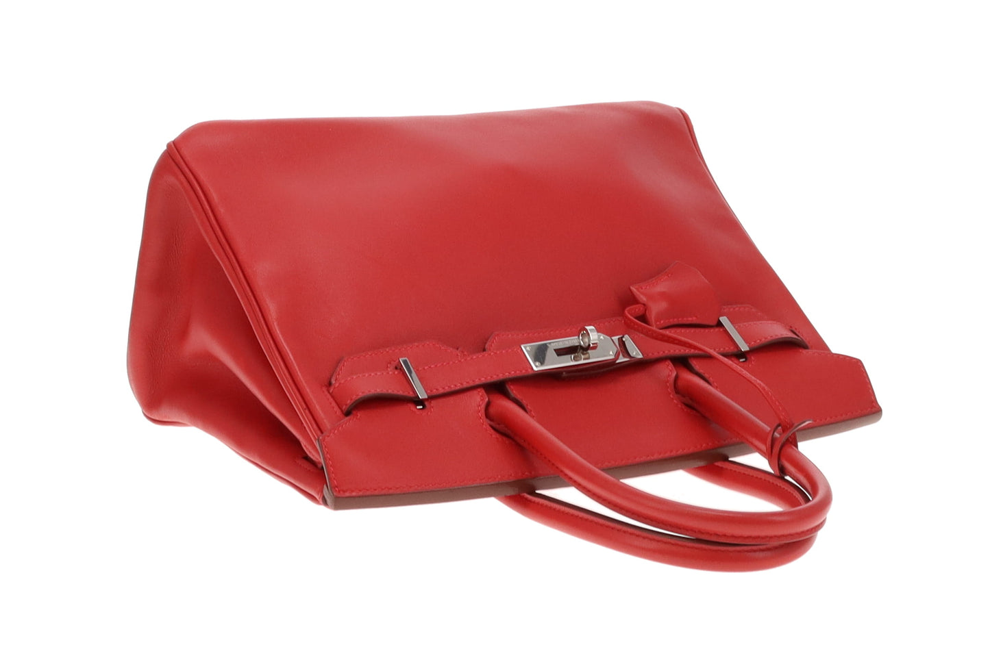 Hermes Birkin 30 Rouge Swift Leather PHW 2007