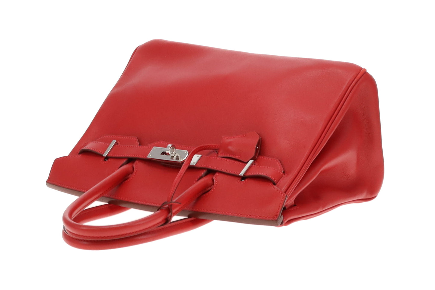 Hermes Birkin 30 Rouge Swift Leather PHW 2007