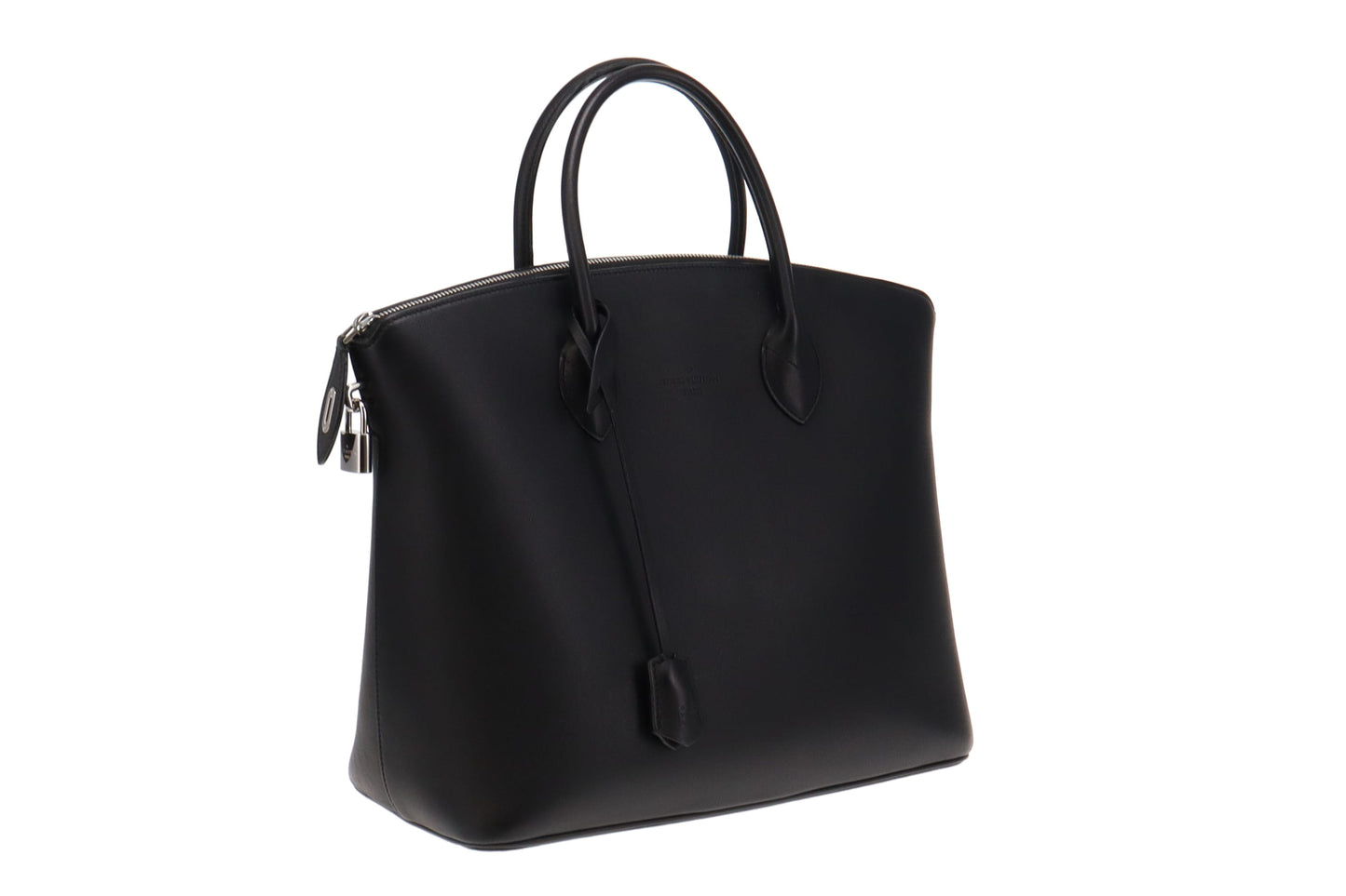 Louis Vuitton Black Smooth Calf Leather Custom Order Lockit Tote (Haute Maroquinerie) (2)