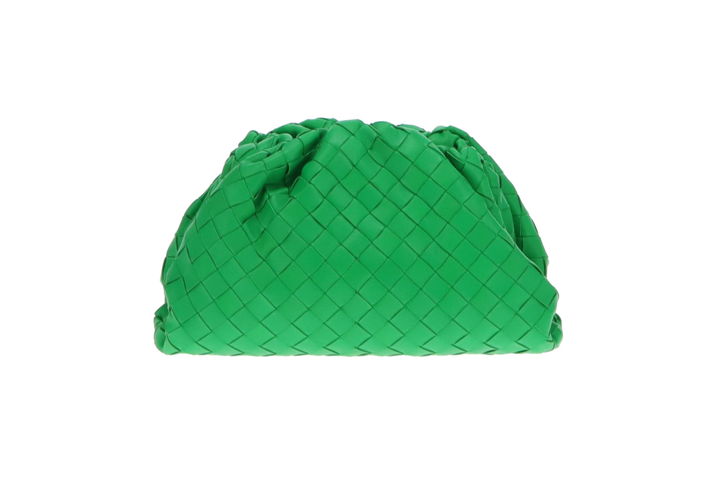 Bottega Veneta Parakeet Green Intrecciato Teen Pouch