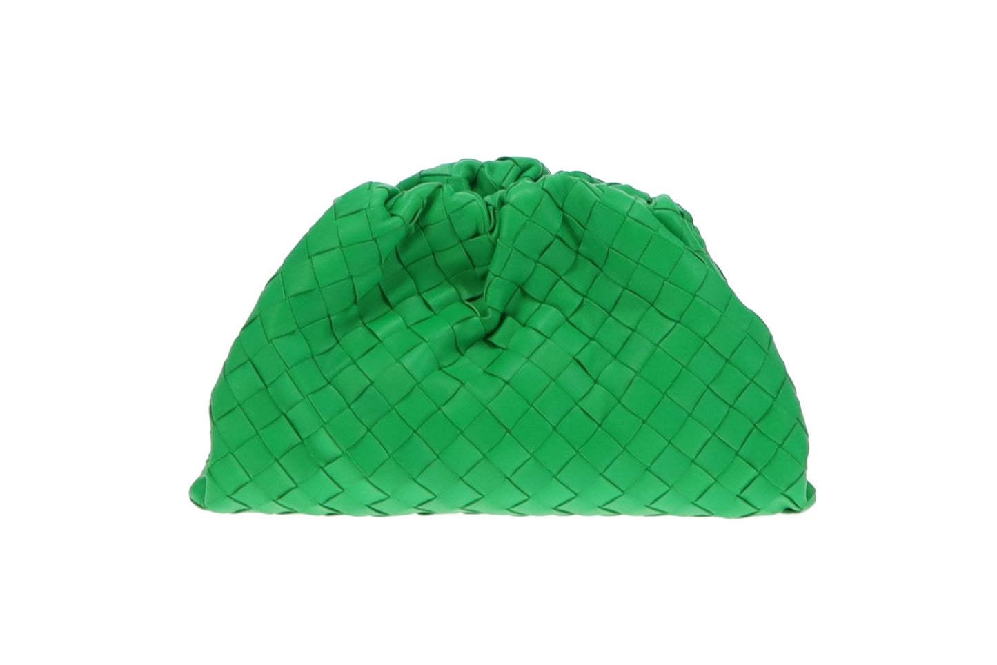 Bottega Veneta Parakeet Green Intrecciato Teen Pouch