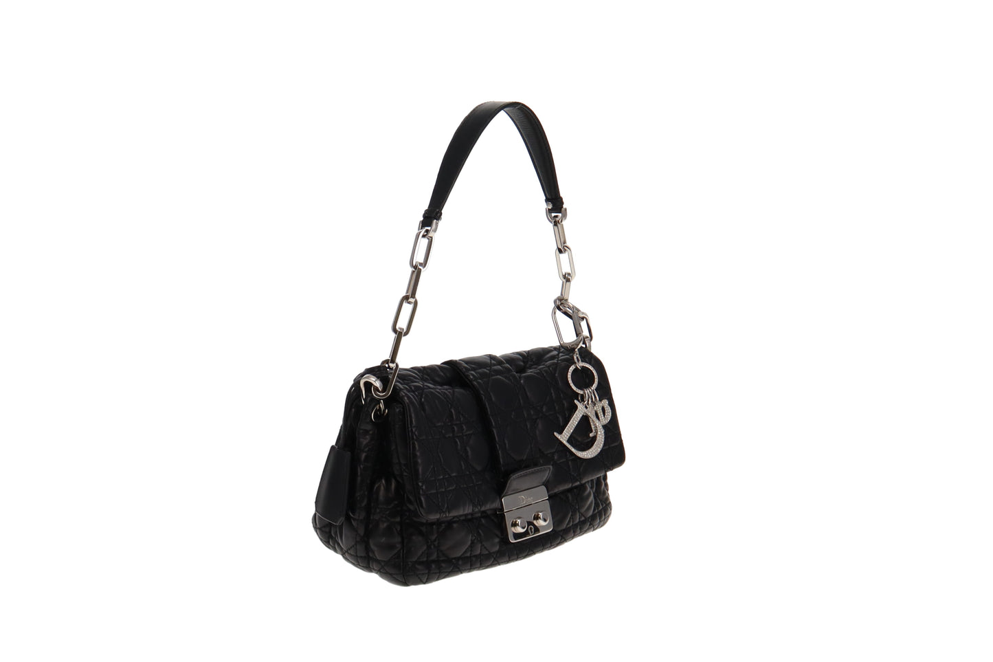 Dior Black Leather Miss Dior Shoulder Bag