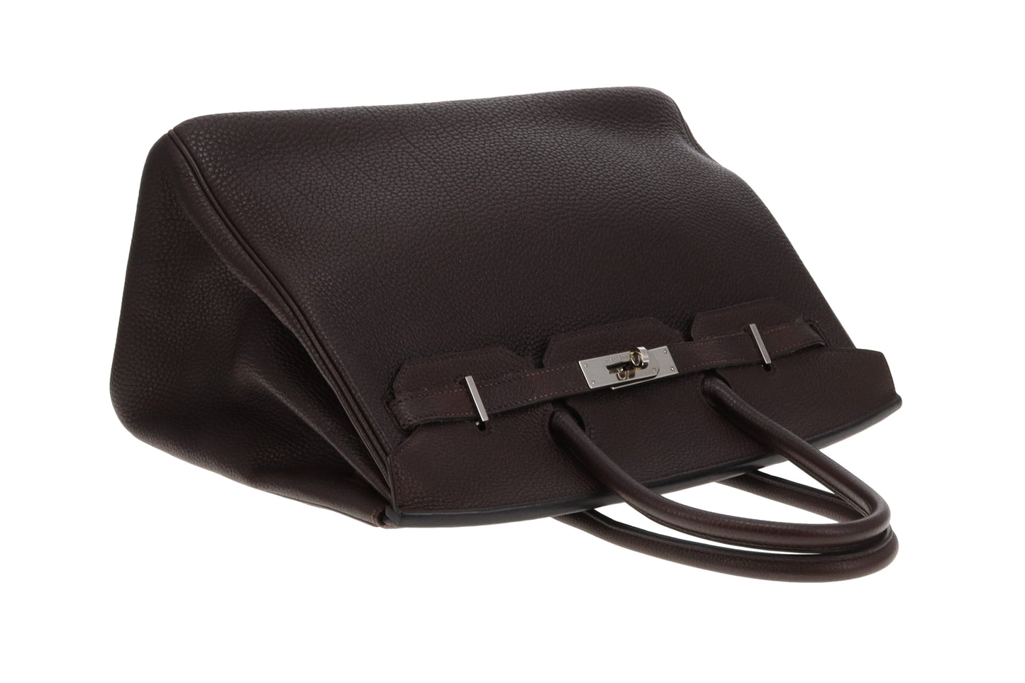 Hermes Birkin 35 Ebene Togo Leather and Palladium HW 2008