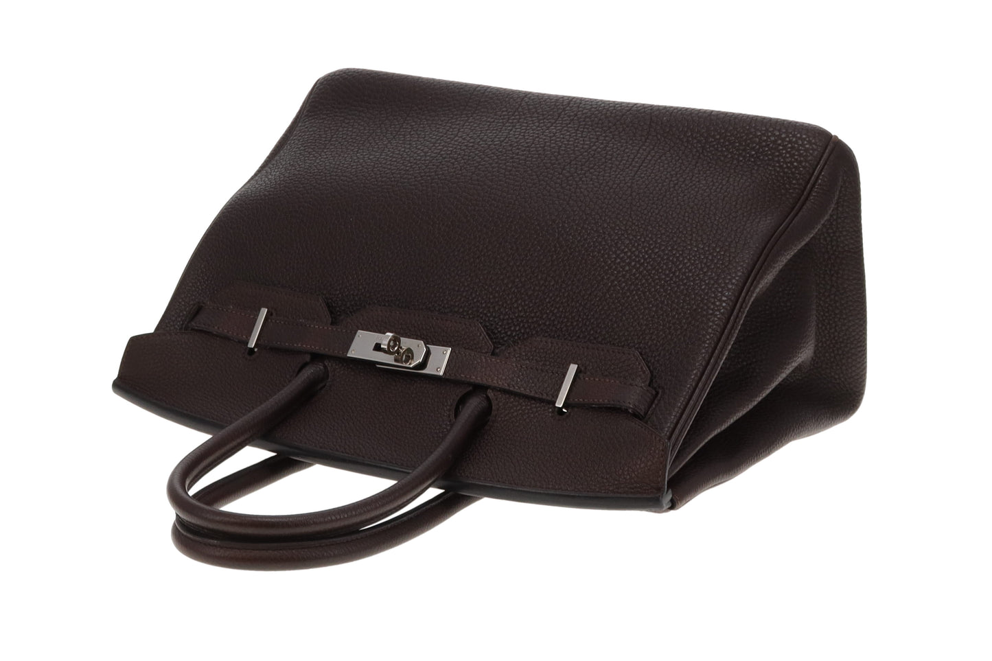 Hermes Birkin 35 Ebene Togo Leather and Palladium HW 2008