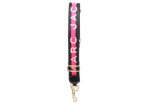 Marc Jacobs Logo Snapshot Strap Black/Pink